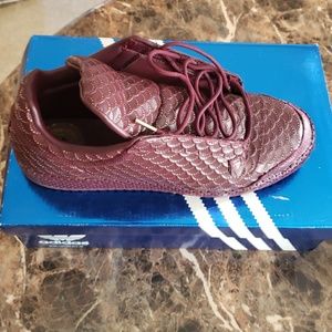 (maroon) sneakers "not red"